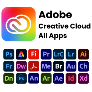 Licencia Adobe Creative Cloud Pro - antes Creative Cloud All Apps - Anual. Mas de 20 aplicaciones: Photoshop, Illustrator, Premiere, InDesign, Lightroom, After Effects, Acrobat, etc. Original. Incluye Almacenamiento en la Nube - Individuos