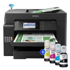 Impresora Multifuncional Epson EcoTank L15150, imprime, escanea, copia, Fax, Wi-Fi, USB, Ethernet, A3