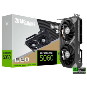 TARJETA DE VIDEO ZOTAC GAMING GEFORCE RTX5060 8GB TWIN EDGE OC GDDR7 ZT-B50600H-10M